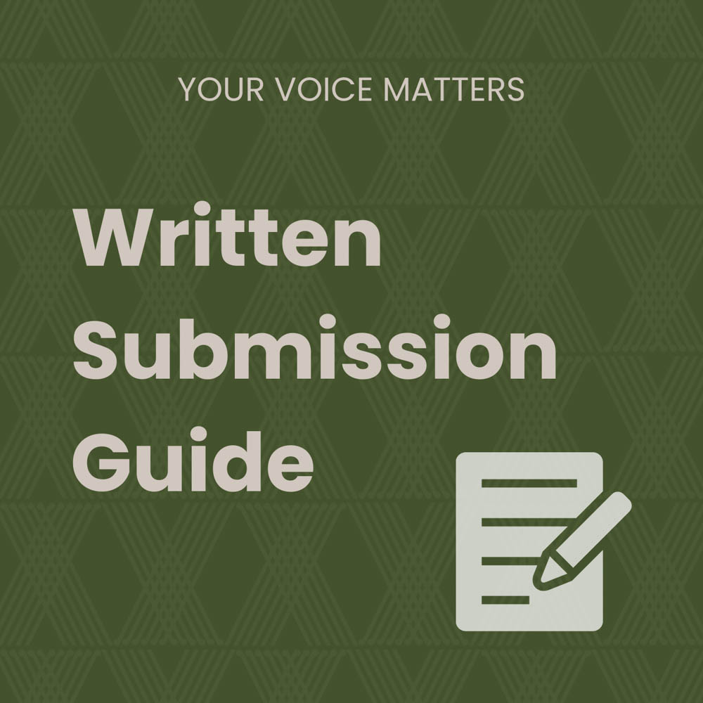 Written Submission Guide cover